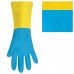 Перчатки неопреновые LAIMA EXPERT НЕОПРЕН, 90гр/пара, химически устойчивые, х/б напыление, M, 605004