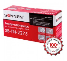 Картридж лазерный SONNEN SB-TN2275 для BROTHER HL-2240R/2240DR/2250DNR, ресурс 2600 страниц, 363071