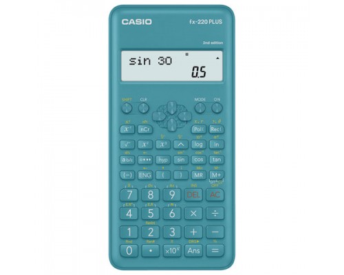 Калькулятор инженерный CASIO FX-220PLUS-2-S (155х78мм), 181 функция, пит.от батареи, серт. для ЕГЭ