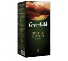Чай GREENFIELD "Golden Ceylon" черный цейлонский, 25 пакетиков в конвертах по 2 г