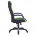 Кресло компьютерное BRABIX PREMIUM Rapid GM-102 , экокожа/ткань,черное/зеленое,532419