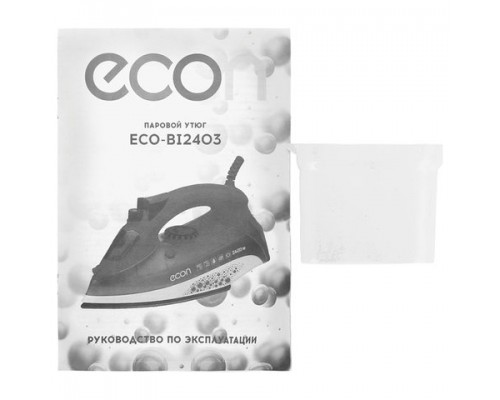 Утюг ECON ECO-BI2403, 2400Вт, керамическая поверхность, автоотключение, антикапля, самоочистка,бордо
