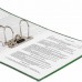 Папка-регистратор BRAUBERG с покрытием из ПВХ, 80 мм, с уголком, зеленая (удв. срок службы), 227193