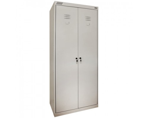 Шкаф металлический хозяйственный ШМ-У 22-800, двухсекционный (в1850*ш800*г500мм;38кг), разборный