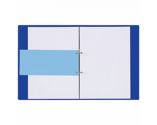 Разделители листов (полосы 240х105мм) картонные, КОМПЛЕКТ 100 штук, голубые, BRAUBERG, 223973