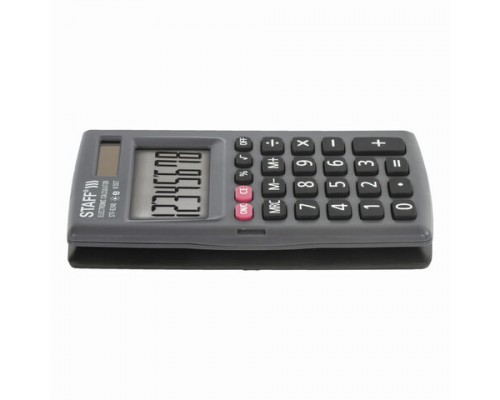 Калькулятор карманный STAFF STF-6248 (104х63мм), 8 разрядов, двойное питание, 250284