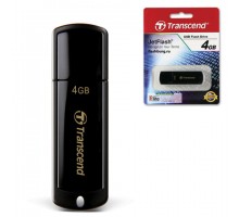 Флеш-диск 4 GB, TRANSCEND Jet Flash 350, USB 2.0, черный, TS4GJF350