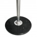 Вешалка-стойка BRABIX CR-855 на мраморном диске, металл, 4+3 крючка, цвет серебристый, 606434