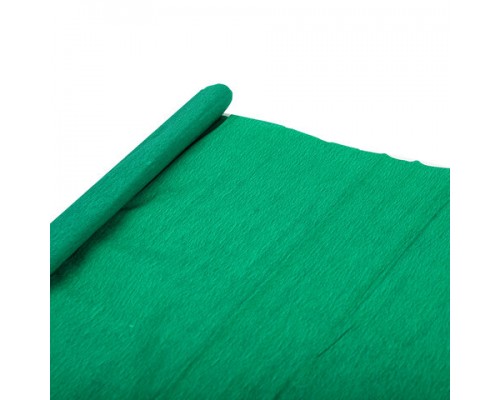 Бумага гофрированная/креповая, 32г/м2, 50х250см, темно-зеленая, в рулоне, BRAUBERG, 112525