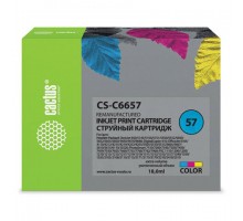 Картридж струйный CACTUS (CS-C6657) для HP Deskjet 5150/5550/5600/5850, цветной