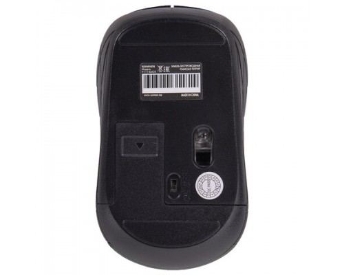 Мышь беспроводная SONNEN  V111, USB, 800/1200/1600 dpi, 4 кнопки, оптическая, черная,513518