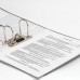 Папка-регистратор BRAUBERG с покрытием из ПВХ, 80 мм, с уголком, серая (удв. срок службы), 227190
