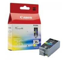 Картридж струйный CANON (CLI-36) PIXMA iP100, цветной, оригинальный, ресурс 250 стр., 1511B001