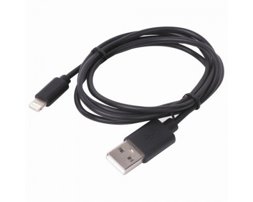 Кабель USB2.0-Lightning, 1м, SONNEN, медь, для передачи данных и зарядки iPhone/iPad, 513116