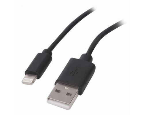 Кабель USB2.0-Lightning, 1м, SONNEN, медь, для передачи данных и зарядки iPhone/iPad, 513116