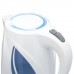 Чайник SONNEN KT-1767, 1,8л, 2200Вт, закрытый нагревательный элемент, пластик, белый/синий, 453416