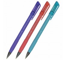 Ручка шариковая BRUNO VISCONTI EasyWrite, СИНЯЯ, Joy, корпус ассорти, узел 0,5 мм, линия письма 0,3 мм, 20-0044