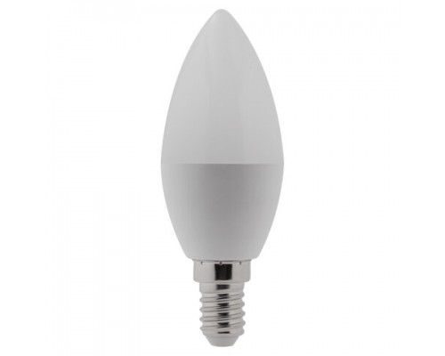 Лампа светодиодная ЭРА, 8(55)Вт, цоколь Е14, свеча, теплый белый, 25000ч, LED B35-8W-2700-E14