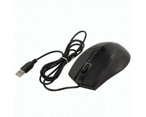 Мышь проводная DEFENDER Optimum MB-270, USB, 2 кнопки + 1 колесо-кнопка, оптическая, черная, 52270