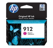 Картридж струйный HP (3YL78AE) для HP OfficeJet Pro 8023, №912 пурпурный, ресурс 315 страниц, оригинальный