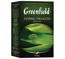 Чай GREENFIELD (Гринфилд) "Flying Dragon", зеленый, листовой, 100 г, 0357