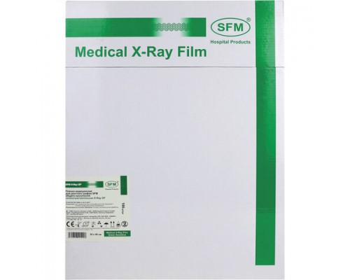 Рентгеновская пленка зеленочувствительная, SFM X-Ray GF, КОМПЛЕКТ 100 л., 30х40 см., ш/к 05008