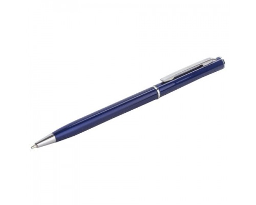 Ручка подарочная шариковая BRAUBERG Delicate Blue, корп.синий, узел 1мм, линия 0,7мм,синяя,141400