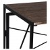 Стол на металлокаркасе BRABIX LOFT CD-002 (ш1000*г500*в750мм), складной, цвет морёный дуб, 641212