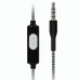 Наушники с микрофоном (гарнитура) SVEN E-109M, провод 1,2м, вкладыши, черные с серым, SV-016241