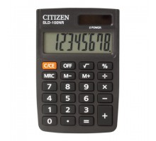 Калькулятор карманный CITIZEN SLD-100NR (90х60 мм), 8 разрядов, двойное питание