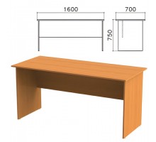 Стол письменный "Фея", 1600х700х750 мм, цвет орех милан, СФ01.5