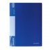 Папка 100 вкладышей BRAUBERG стандарт, синяя, 0,9мм, 221609