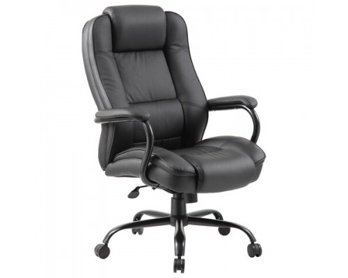 Кресло офисное BRABIX PREMIUM Heavy Duty HD-002 , усиленное, НАГРУЗКА до 200 кг, экокожа, 531829