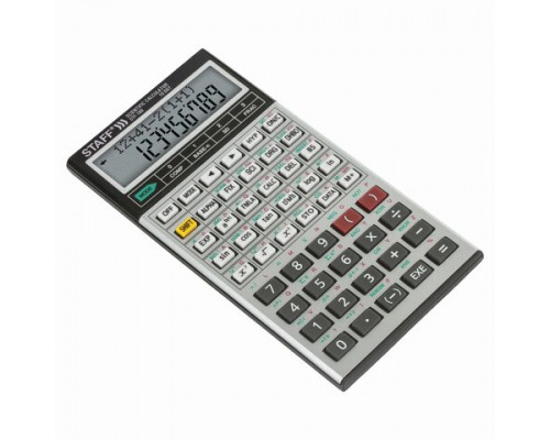 Калькулятор инженерный двухстрочный STAFF STF-169 (143х78мм), 242 функции, 10+2 разрядов, 250138
