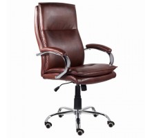 Кресло офисное BRABIX PREMIUM "Cuba EX-542", экокожа, коричневое, 532550