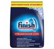 Соль для смягчения воды и удаления накипи в посудомоечных машинах 3 кг FINISH, 3072341