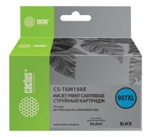 Картридж струйный CACTUS (CS-T6M19AE) для HP OfficeJet Pro 6950/6960/6970, черный