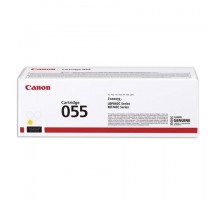 Картридж лазерный CANON (055Y) для LBP663/664/MF742/744/746, желтый, оригинальный, ресурс 2100 страниц, 3013C002