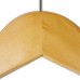 Вешалка-плечики р.48-50, деревянная, анатомическая, перекладина, цвет сосна, BRABIX Люкс, 601163