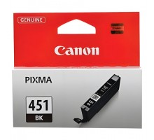 Картридж струйный CANON (CLI-451Bk) Pixma iP7240 и другие, черный, оригинальный, 6523B001