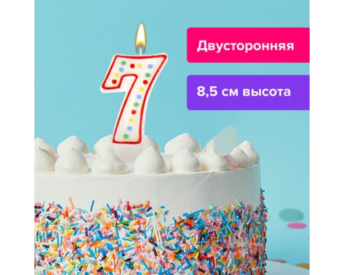Свеча-цифра для торта 