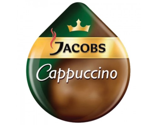 Кофе в капсулах JACOBS Cappucсino для кофемашин Tassimo, 8 порций (16 капсул), ГЕРМАНИЯ, ш/к 00002
