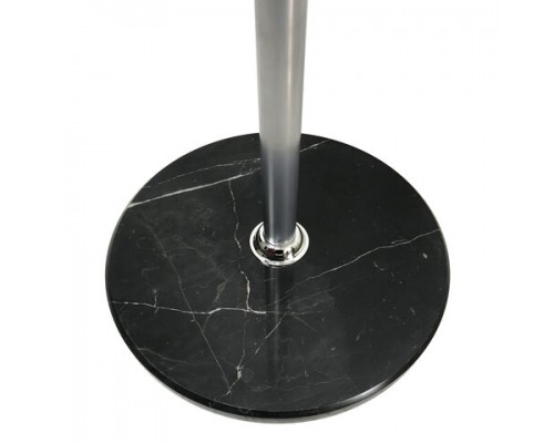 Вешалка-стойка BRABIX CR-8121 на мраморном диске, металл, 6+4 крючка, цвет серебристый, 606437