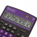 Калькулятор настольный BRAUBERG EXTRA COLOR-12-BKPR (206x155мм), 12 разряд, ЧЕРНО-ФИОЛЕТОВЫЙ, 250480
