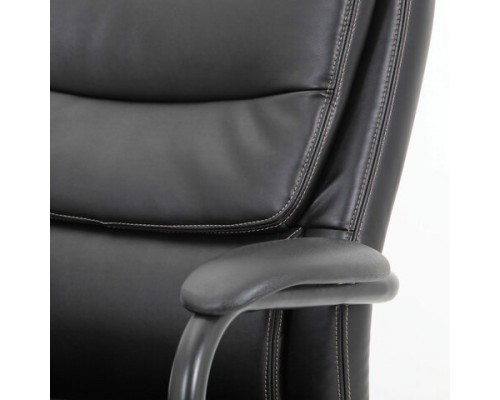 Кресло офисное BRABIX PREMIUM Heavy Duty HD-004, НАГРУЗКА до 200 кг, экокожа, черное, 531942
