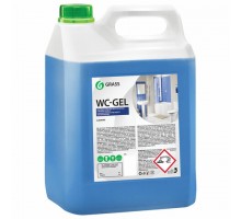 Средство для уборки сантехнических блоков 5,3 кг GRASS WC-GEL, кислотное, гель, 125203