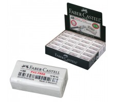 Ластик FABER-CASTELL "PVC Free", 31x16x11 мм, белый, прямоугольный, 188648