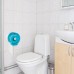 Диспенсер для бытовой туалетной бумаги LAIMA, КРУГЛЫЙ, тонированный голубой, 605045