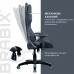 Кресло компьютерное BRABIX GT Carbon GM-120, две подушки, экокожа, черное/синее, 531930
