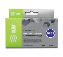 Картридж струйный CACTUS (CS-EPT0731) для EPSON Stylus С79/СХ3900/4900/5900/7300, черный